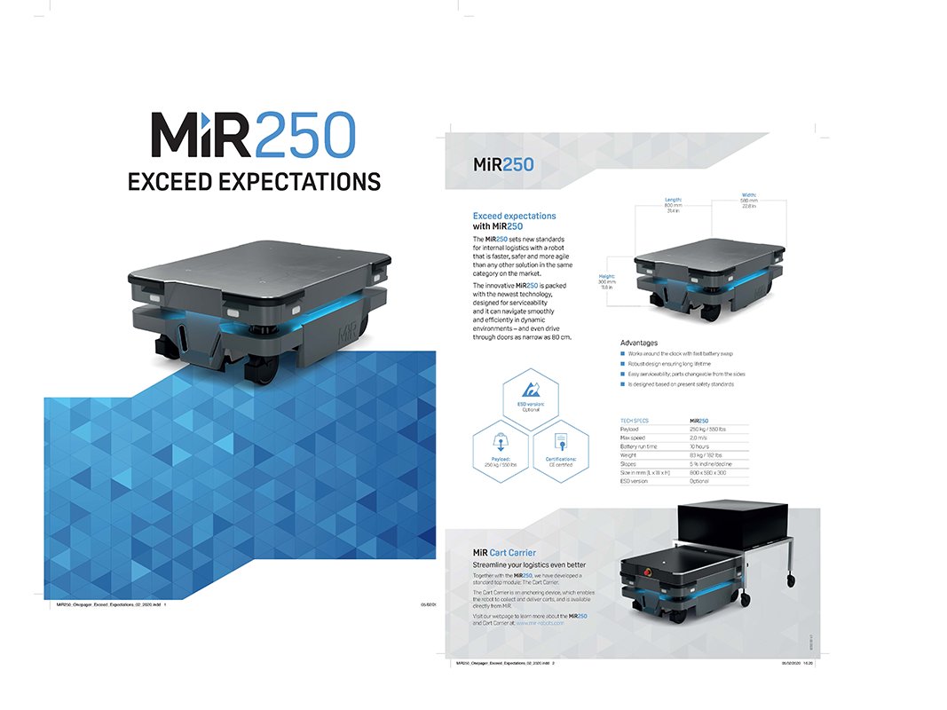 MiR (Mobile Industrial Robots) MiR250